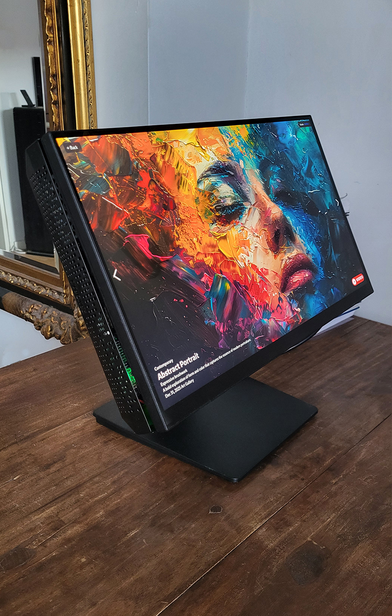 Interactief display in ruimte