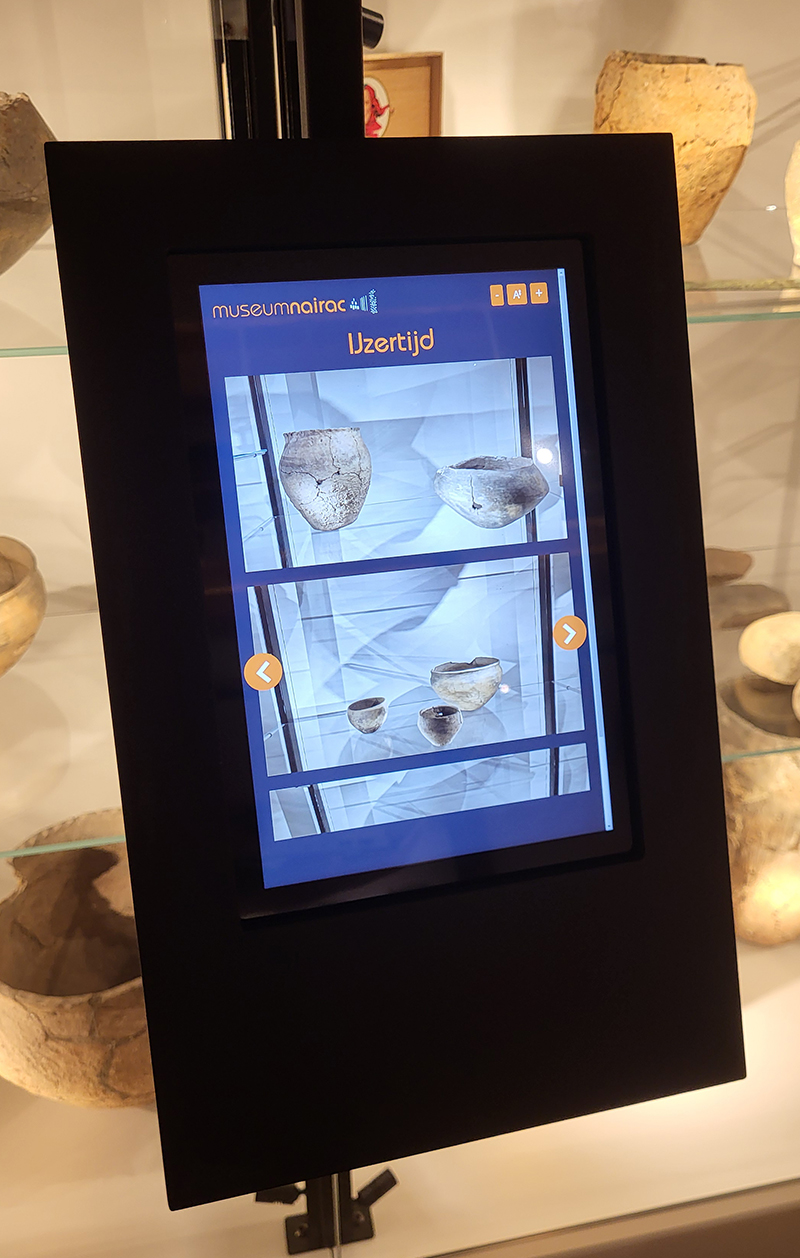 Object in situ in het museum